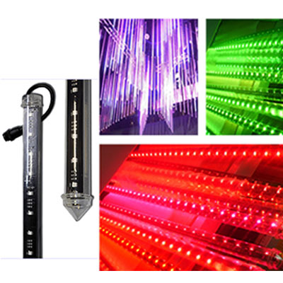 SPI 3D led tube Each LED Individual